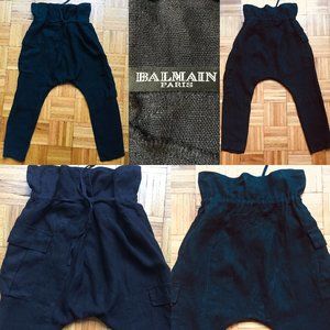 Black Linen Harem Pants EU 36 US 6